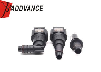 China Straight 90 Degree Fuel Line Connector 11.8 ID10 Elbow For Fuel Pipe Quick Connector for sale