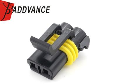 China 2 Hole Female Weather Pack Electrical Connectors 280 Sealed Series 15300027 for sale