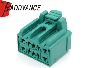 China Green 10 Pin Female Connector / Sealed Automotive Electrical Wire Connectors for sale