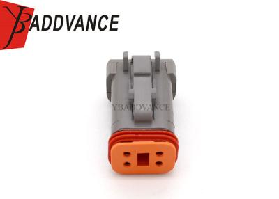 China Rectangular Deutsch Automotive Connectors 4 Way Female DT Connector Housing DT06-4S-CE01 for sale