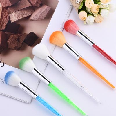 China Hot Selling NAIL 7 Pieces Nail Art Dust Remover Powder Brush Soft Remover for Acrylic and Makeup Powder Blush Brushes for sale