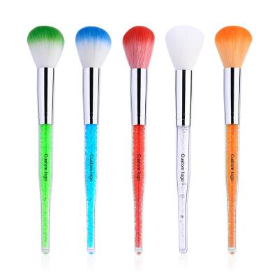 China Wholesale Colorful Nail Art Brush Nail Sweep Plastic Nail Art Dust Brush Pen Nail Cleaning Gel Powder High Quality Soft Beauty Rhinestone for sale