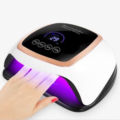 China 2022 Nail Art Beauty 2022 Wholesale Rechargeable Cordless Gel 168W UV Led Cordless Gel Nail Lamp for sale