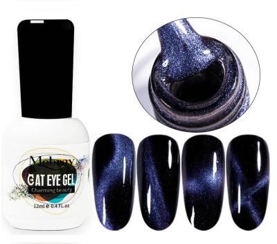 China Custom Long Stay Gellish Private Label Gel Nail Polish 5D Cat Eye With MSDS Certificate 12 Colors 12ML/Bottle UV Gel Nail Polish for sale