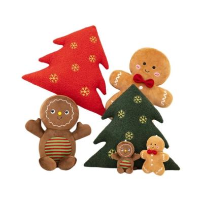 China Custom Customized Soft Cloth Kids Toy With Logo Anime Soft Plush Doll Gingerboy Makers For Christmas Baby Gifts for sale