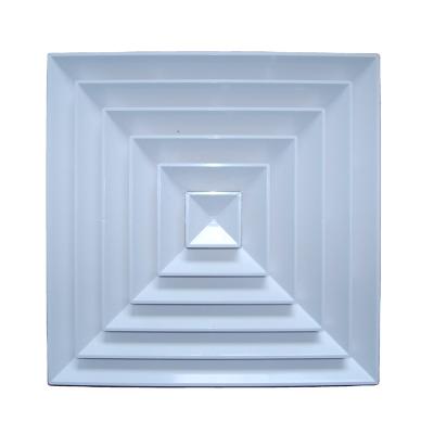 China High Quality Easy Installation HVAC Ceiling Diffuser Square System ABS Detachable Diffuser Plastic Air Outlet for sale