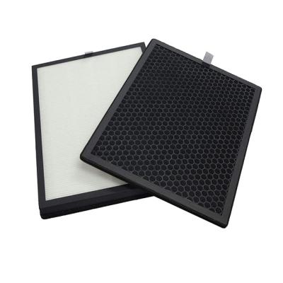 China Long Life Stainless Steel Honeycomb Activated Carbon Panel Refillable Air Filter for sale