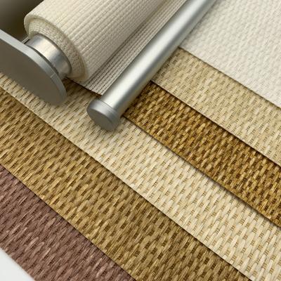 China New Eco-Friend Products Hot Selling Fabric For Manual Pull Down Roller Shade Natural Natural Wallpaper for sale