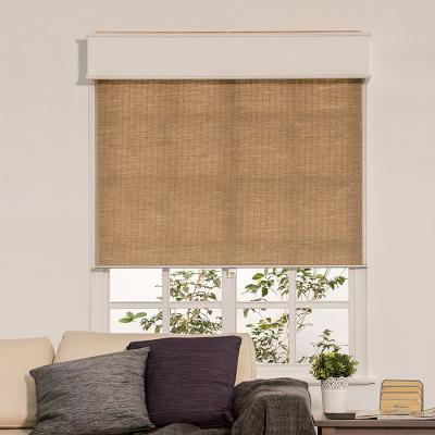 China Rustic Home Decor Semi Blackout Window Roller Blinds By Taiwan Manufacturer for sale