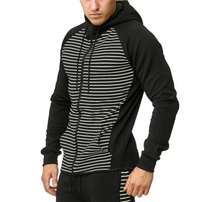 China New Arrival 2021 Breathable Plus Size Men's Hoodie Jackets Active Sweatshirt Coat Casual Slim Fit Zipper- Long Sleeve With Side Pocket for sale