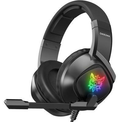 China Headband K19 Wired Best Performance Cheap PC PS4 LED RGB Gaming Headset For Gamer for sale