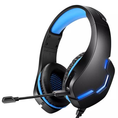 China Earphone E-sports Gaming Headset Wired 3.5mm Headset With Microphone Luminescent Gaming Headset Earbuds For Computer Internet Bar for sale