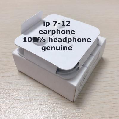 China In-ear earphone for iphone 13 12 11 pro 7 8 max 100% stereo headphone wired remote control original earphone earbuds for apple for sale