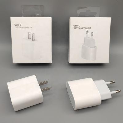 China Mobile Phone 20W Palladium USB-C Fast Charger For Original Apple Power Adapter Mobile Phone Wall Charging iPhone 12 pro 11 XR Max 13 Charger for sale