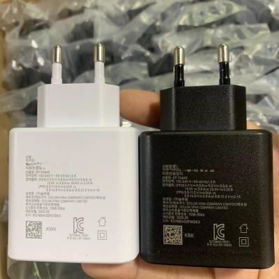 China Super Fast Mobile Phone 45W USB C Charger For Samsung Note 10 Original Samsung Note 10 PD EU Plug Galaxy Fast Charging Type C Phone Wall Adapter EP-TA845 for sale