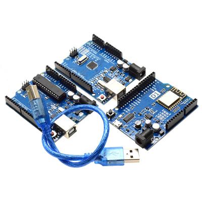 China Official ARDUI UNQ R3 Computer Box For Atmega16u2 R3 Development Board Usb Cable Ch340 Compatible AVR R3 Wemos Esp8266 for sale