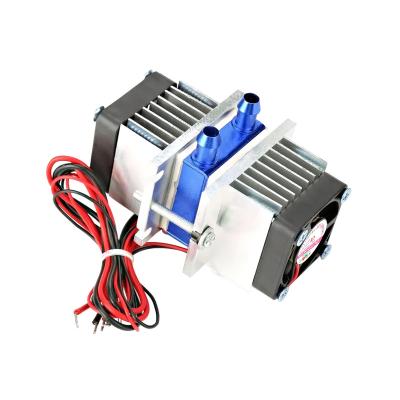 China NEW Aluminum Thermoelectric DIY Peltier Refrigeration Cooling System with Fan + TEC1-12706 Kit Peltier Module for sale