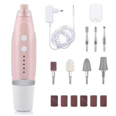 China High Speed ​​Portable Electric Manicure Nail Drill Machine Instrument 5 in 1 Nail Drill Bit Power Nail Drill Bit Pedicure for sale