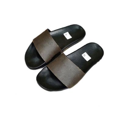 China Fashion Trend Summer Slippers Men Brand Logo Big Size Home Slipper Casual Slippers Flat Sandals For Men for sale