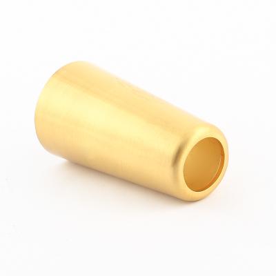 China Traditional Furniture Chair Leg Cup Feet Gold Table End Brass Metal Protect Cover Chair Leg Caps for sale