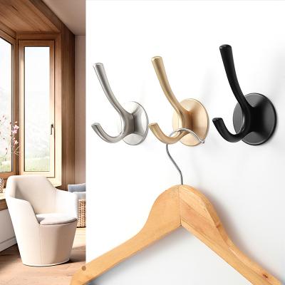 China Modern Simple Modern Nordic Simple Nordic Clothes Hat Hook Black Single Wall Entryway Clothes Hook for sale