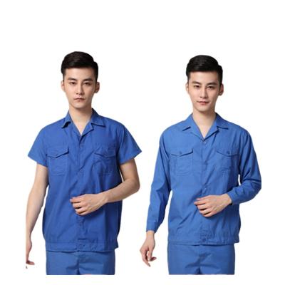 China Construction Short Sleeve Coveralls Engineering Insurance Work Uniforms Work Wear Professional for sale