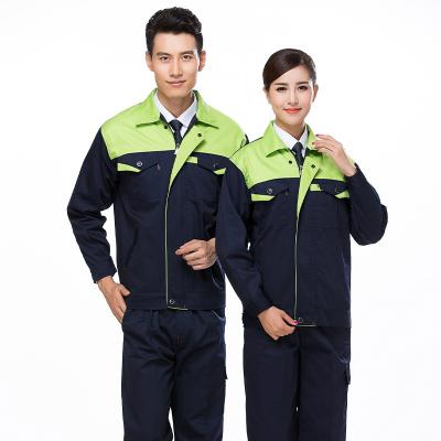 China Safety Hi Vis Long Sleeve Workwear Mechanic Custom Cotton Mens Womens Work Uniform Workwear for sale