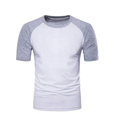 China Anti-shrink Soft Cotton T-shirt Two Color Soft Baseball Plain Tri-Blend Raglan T-Shirt for sale