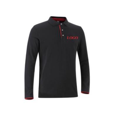 China Anti-pilling OEM Guangzhou Bulk Clothes Long Sleeve Polo Shirt 50 Uniform Cotton Polo Shirt for sale