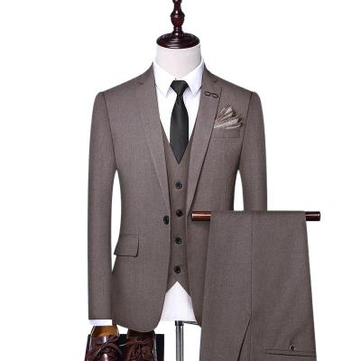 China Indian Latest Ready Made Design Cotton Stylish Executive Essential Mens Formal Suits Anti-Wrinkle for sale