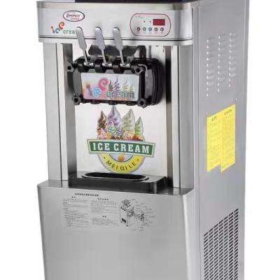 China Snack Factory SY-L32B Vertical Commercial Soft Serve 3 Flavor Ice Cream Maker Machine for sale