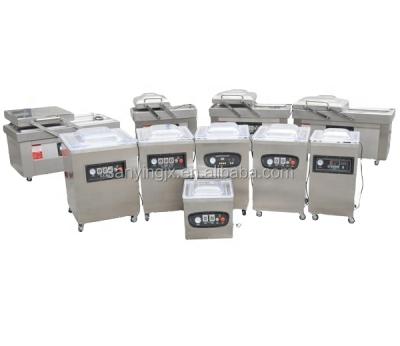 China DZ-500/2E Food Ready Food Plastic Bag Sealer Printing Single Chamber Cooling Vacuum Packing Machine for sale