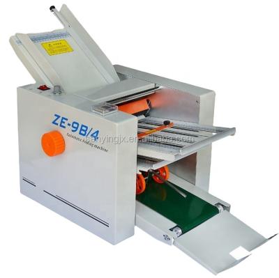 China ZE-9B/4 Automatic Hotels Multiple Folded Paper Letter Cards Folding Machine for sale