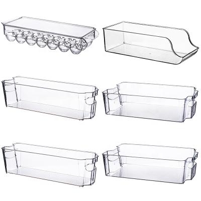 China Freshness Keeping House Set of 6 Galley Organizer-Includes 6 Organizers (5 Drawers and 1 Egg Holding Tray)-Organizers for Freezers, Countertop for sale