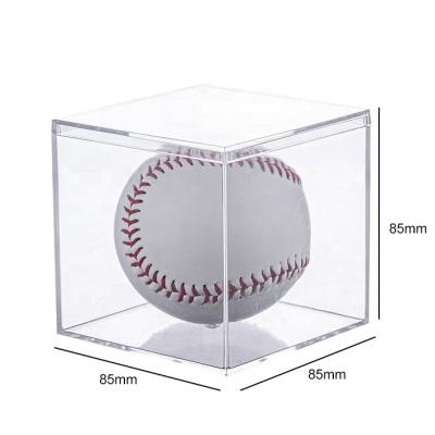 China ZGLP8579 3.3*3.3*3.3inch PS Viable Wholesale Clear Display Case Wedding Keepsake Flower Candy Box for sale