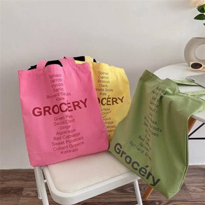 China Custom Reusable Cloth Handled Eco Cute Canvas Bag Design Shoulder Cotton Cloth Tote Bag for sale