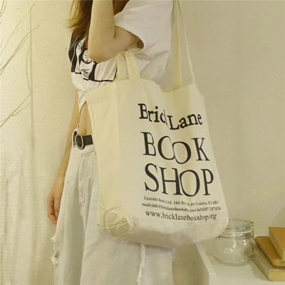 China Canvas Shopping Books Bag Girls Cotton Fabric Eco Handled Hot Selling Bag For Shopping for sale