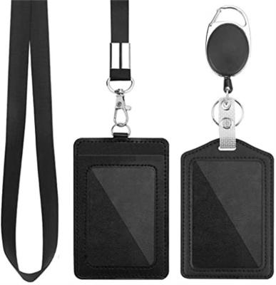 China Fashionable Detachable Neck Lanyard Strap and Retractable Badge Reel ID Card Holder for sale