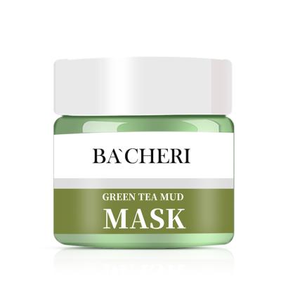 China Moisturizer OEM ODM Private Label Skin Care Mud Face Mask Reduce Peeks Skin Repair Green Tea Clay Mud Mask for sale