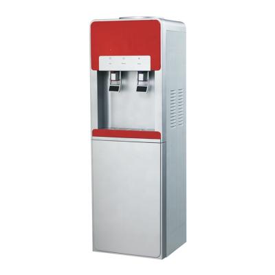 China Hot And Cold And Normal Hotel Bottled Water Dropping System Compressor Cooling With Mini Fridge for sale