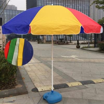 中国 High quality large outdoor patio umbrella custom windproof beach umbrella with logo 販売のため