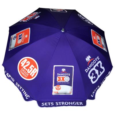 中国 Professional advertising promotional windproof custom outdoor beach umbrellas wholesale 販売のため