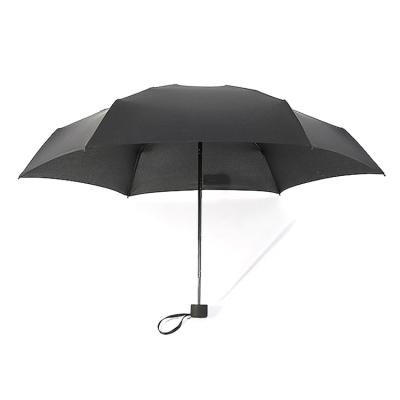 China High quality and durable mini 5 fold pocket umbrella with custom logo print for sale