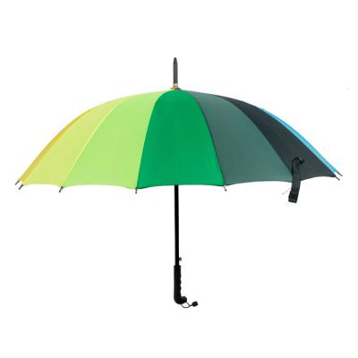 Cina Auto open 16K rainbow straight promotional advertising umbrella in stock in vendita