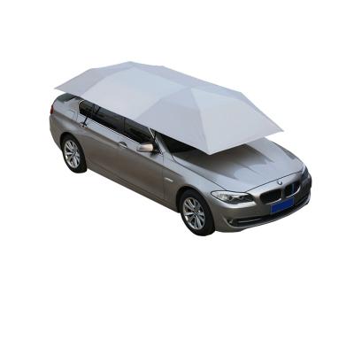 China Semi-Automatic Car Sunshade Umbrella Car Umbrella Shade blue/sliver/camo Universal Car à venda