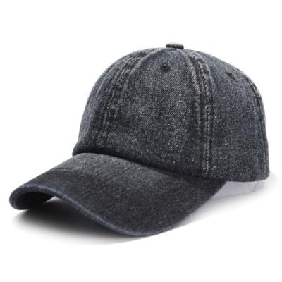 Cina Fashion style plain washed distressed denim dad hat small order available in vendita