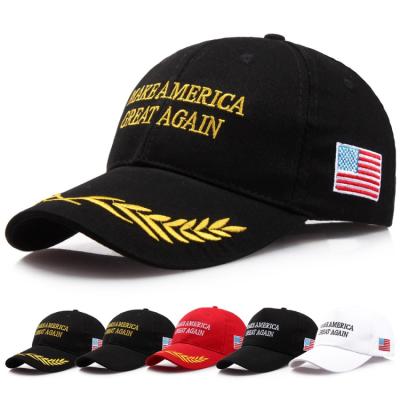 China Hot sale 5 panels baseball cap make america great again hat for sale