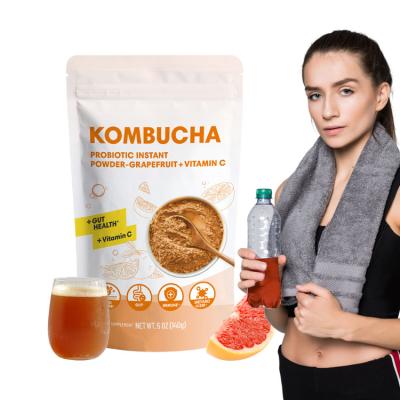 China Vitamin C Grapefruit Flavor Gut Health Weight Loss Kombucha Tea Powder for sale