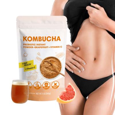 China Vitamins OEM ODM Kombucha Tea Grapefruit Probiotics Booster Tea Drinks Detox Powder Digestive Immune Weight Loss for sale