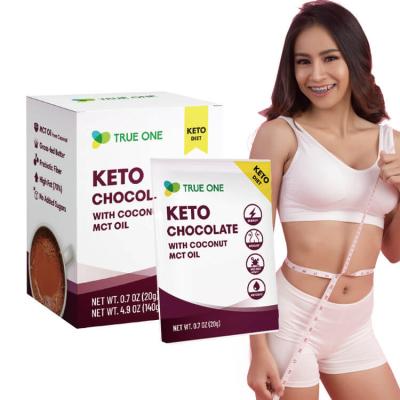 China Diet Chocolate Flavor Keto Ketogenic Slimming Cocoa Drink Powder for sale